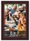 Photo Size Linear Brown Picture Frame - UV Acrylic, Foam Board Backing, Hanging Hardware